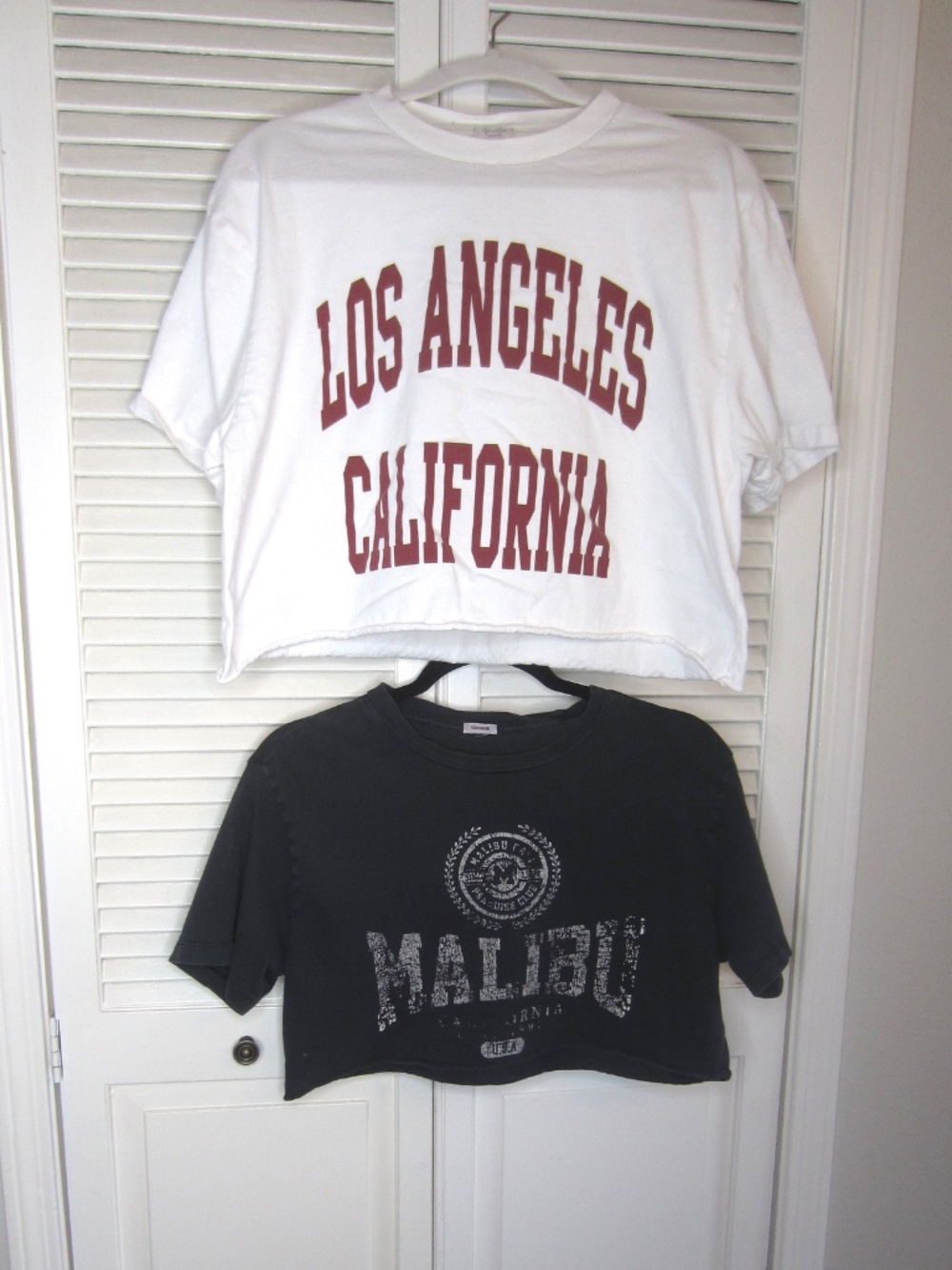 Cropped Tee Bundle -  Malibu & LA Cropped Tees